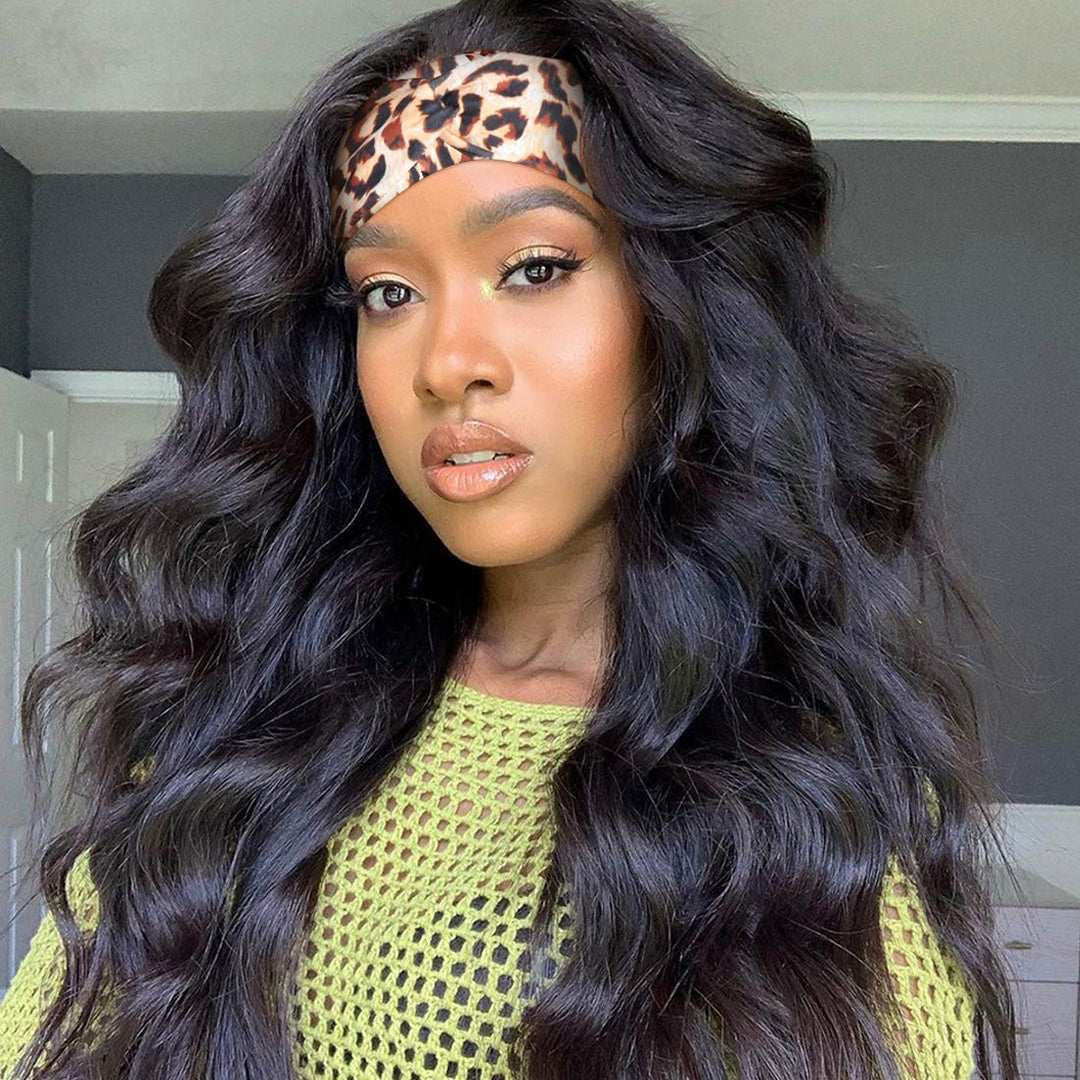 How does a headband wig work?
