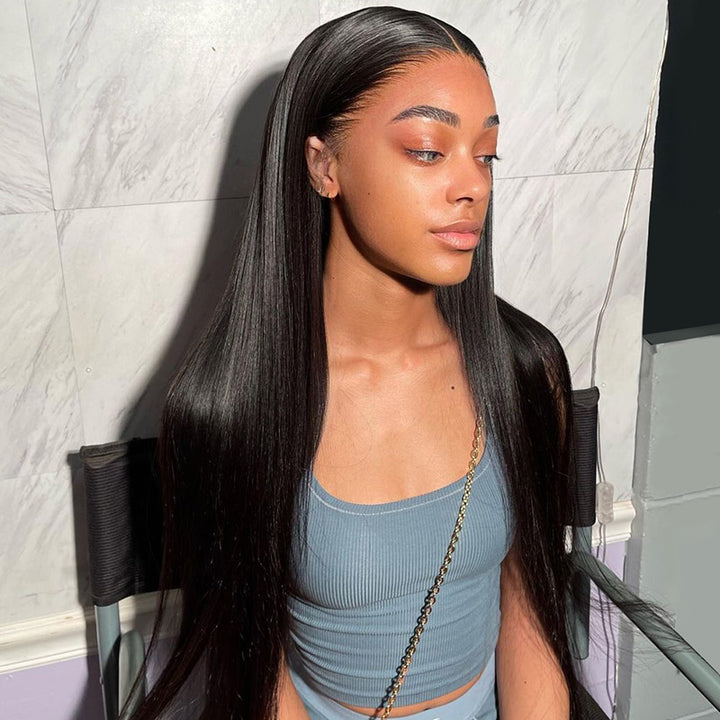Bling Hair Pre-Everything Glueless 13x4 Lace Frontal Wig Straight Human Hair