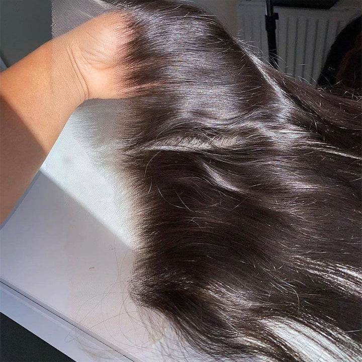 13x4 13x6 Real HD Lace Frontal Human Hair Straight Transparent Lace Frontal Closures