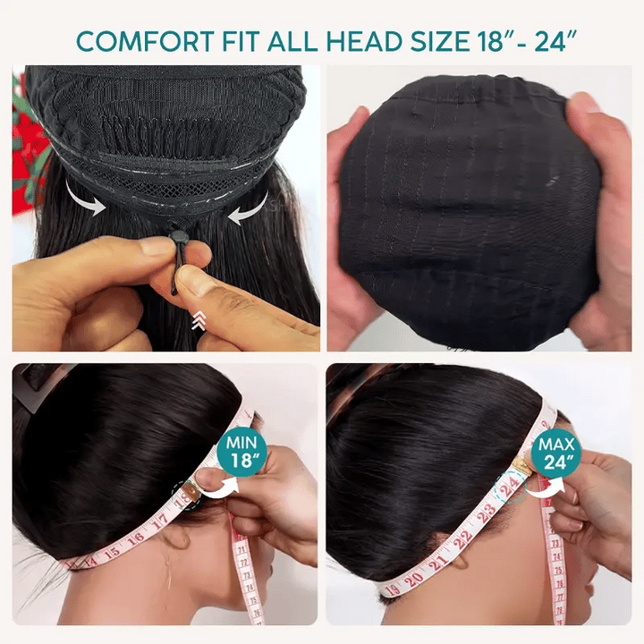 Deep Wave Pull Go Glueless 13x6 13x4 Full Lace Frontal Human Hair Wigs