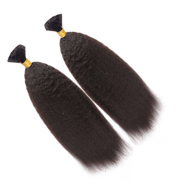 Kinky Straight Bulk Hair Extensions for Braiding