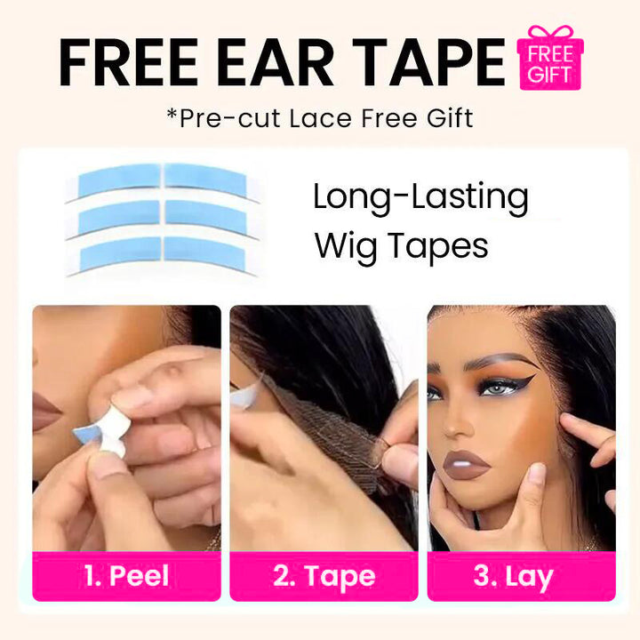 Invisible Strap 360 Glueless Lace Frontal Wigs Brazilian Body Wave Human Hair Wigs