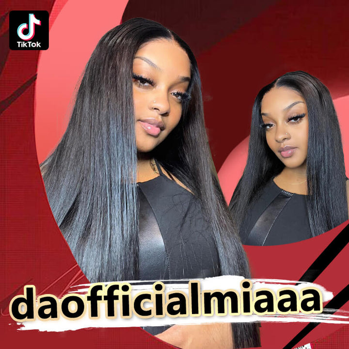 Bling Hair 13*4 Bone Straight Virgin Hair Wigs Transparent Lace Front Wigs