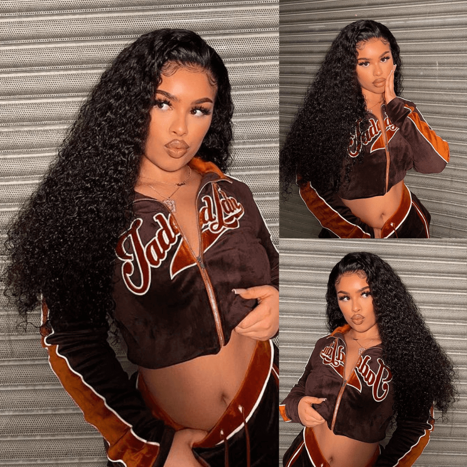 Deep Wave 5*5 HD Lace Closure Wig Best Human Hair Glueless Deep Wave Wigs