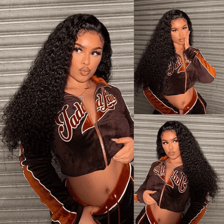 Deep Wave 5*5 HD Lace Closure Wig Best Human Hair Glueless Deep Wave Wigs