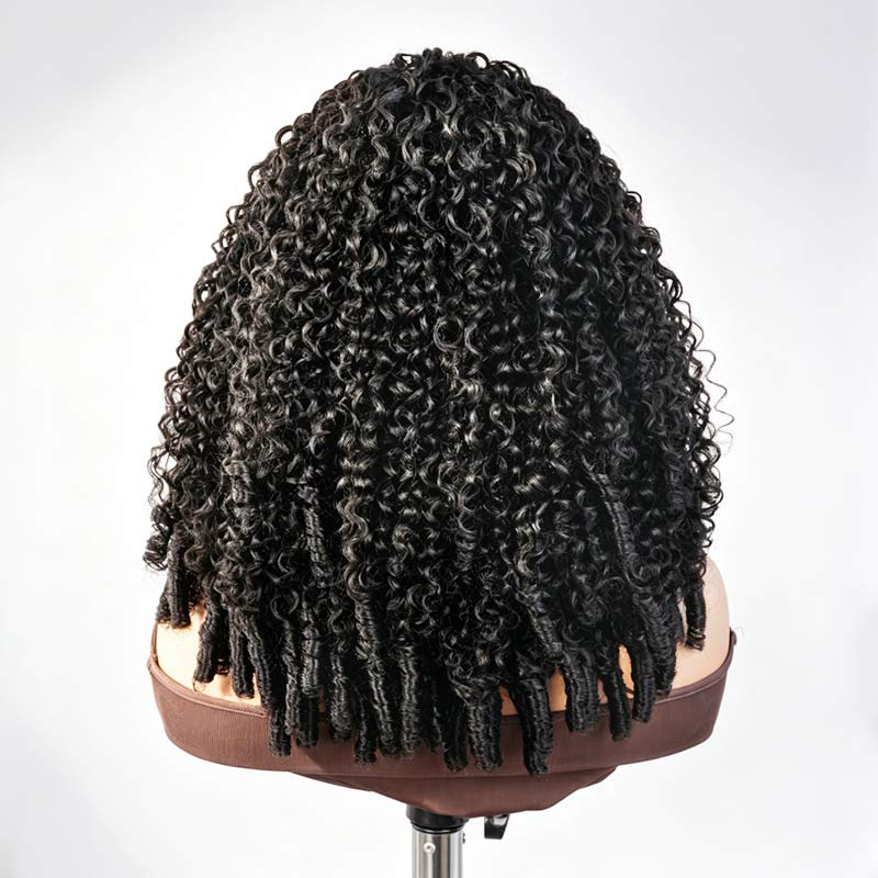 Super Sale Burmese Curly Headband Human Hair Wigs No Code Needed