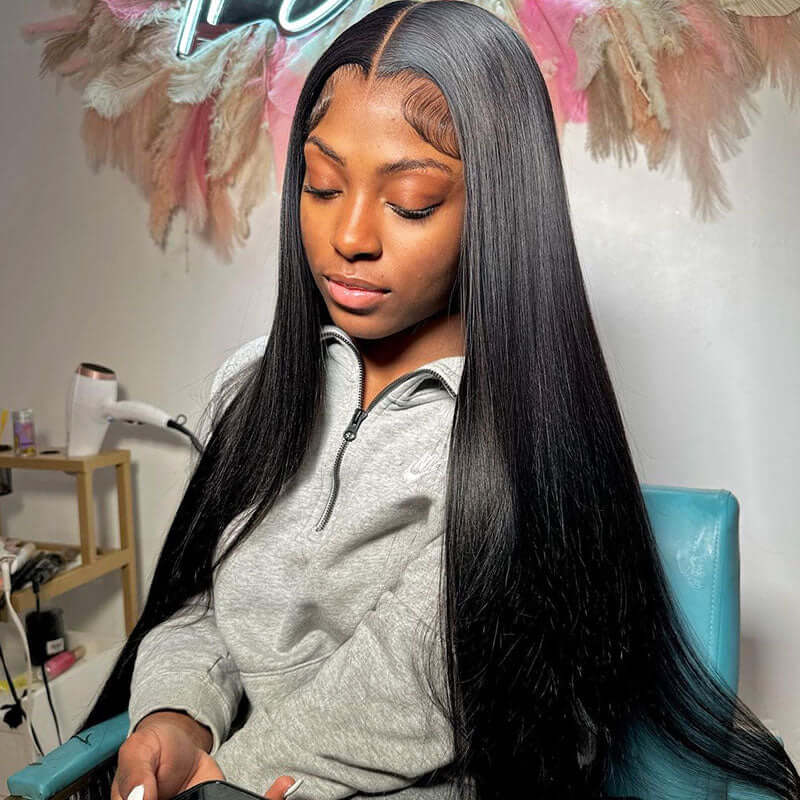 5x5 Crystal Lace Closure Wig Affordable Human Hair Wigs With Natural Hairline