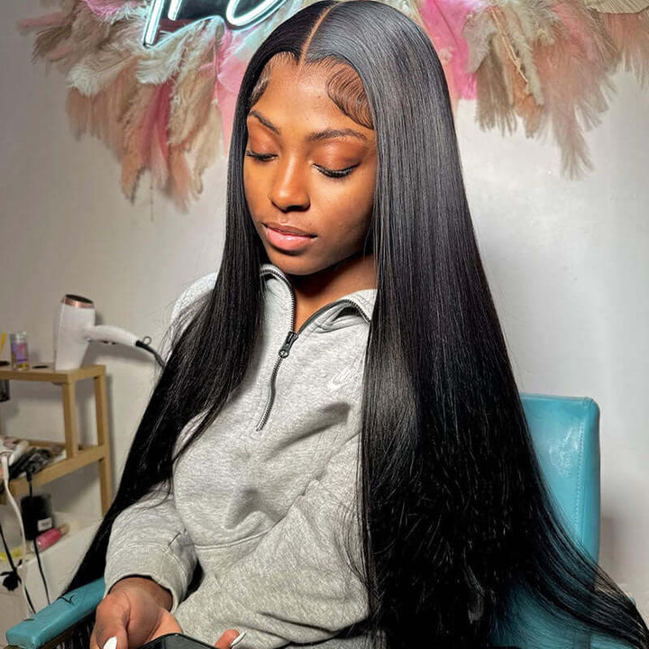 5x5 Crystal Lace Closure Wig Affordable Human Hair Wigs With Natural Hairline