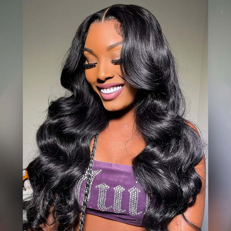5x5 HD Lace Closure Wigs Virgin Hair Body Wave Lace Closure Wigs Melted Match All Skin