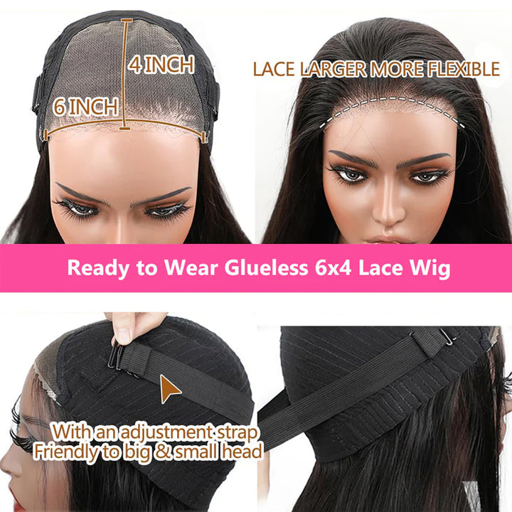 Bling Hair Brown Colored Human Hair 13x4 13x6 Lace Frontal Wig Body Wave Ready to Wear Glueless 6x4 Pre-Cut Lace Closure Wig #4