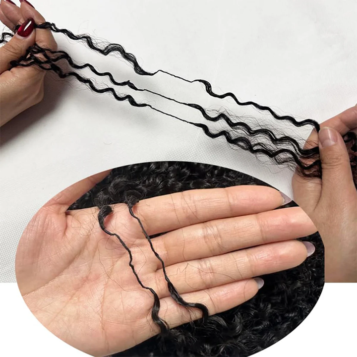 Bling Hair In New Water Wave Crochet Human Hair for Boho Braids with Miracle Knots Time-Saving Install[No Code Needed]