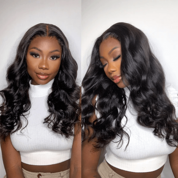 Ready To Go Body Wave Human Hair Wig Easy on Easy off with Pre Plucked Hairline Pre-Cut Lace Wig