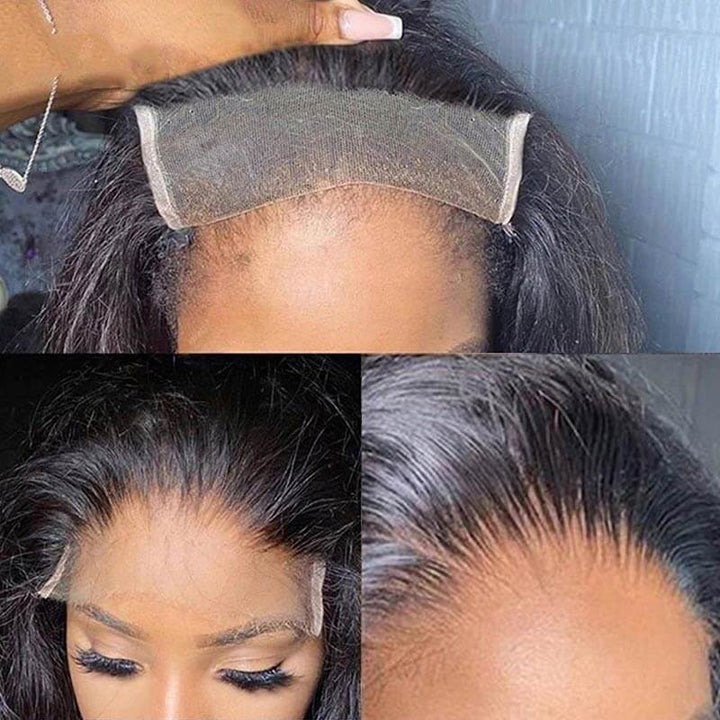 5x5 HD Lace Closure Wigs Virgin Hair Body Wave Lace Closure Wigs Melted Match All Skin