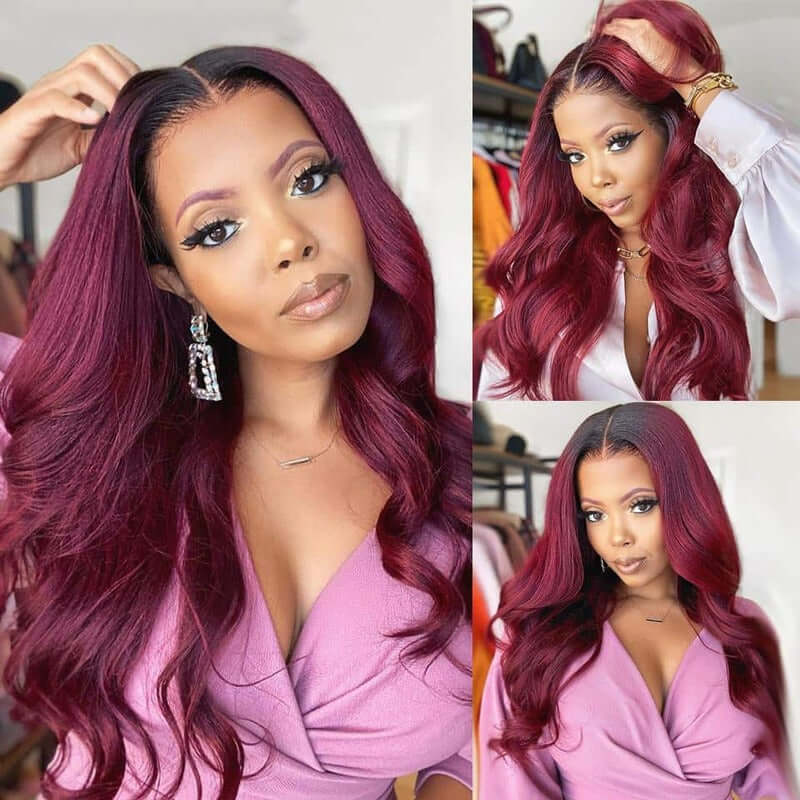 Wear Go Body / Straight Lace Wig with Pre Plucked Hairline Pre Cut 5x5 Lace Glueless Wigs