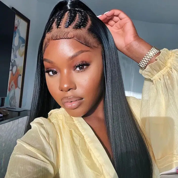 Bone Straight Upgrade Hd Lace 13x4 13x6 Full Lace Front Human Hair Wigs