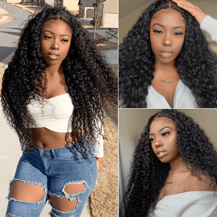 Deep Wave 5*5 HD Lace Closure Wig Best Human Hair Glueless Deep Wave Wigs