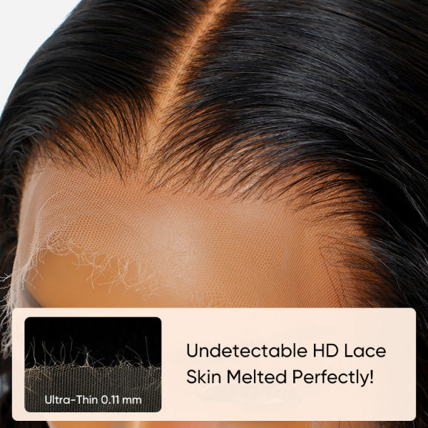Breathable Soft Human Hair Body Wave 13x4 13x6 HD Lace Front Wig Melted All Skin