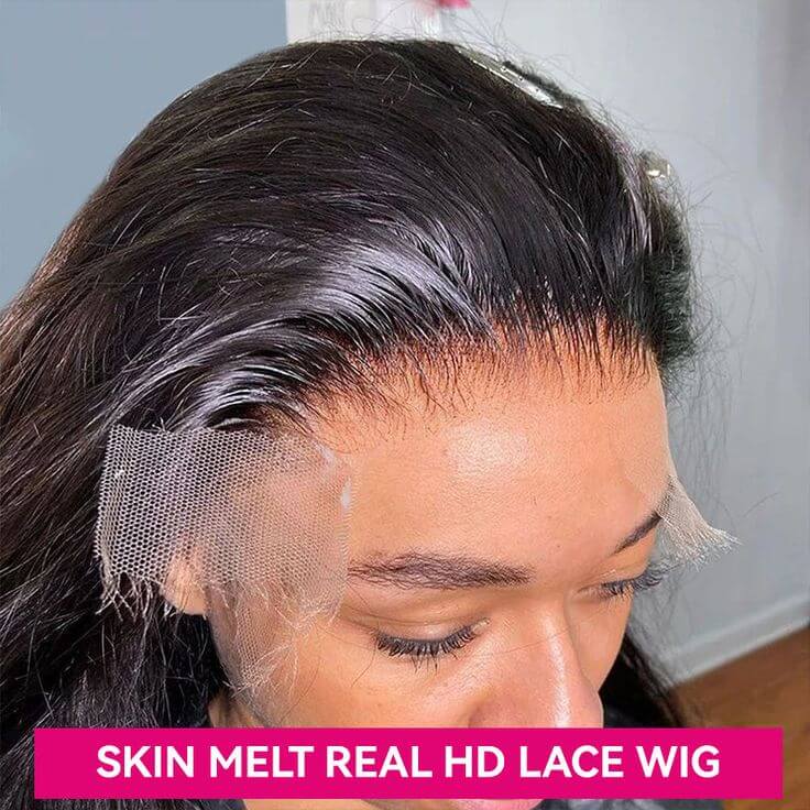 Breathable Soft Human Hair Body Wave 13x4 13x6 HD Lace Front Wig Melted All Skin