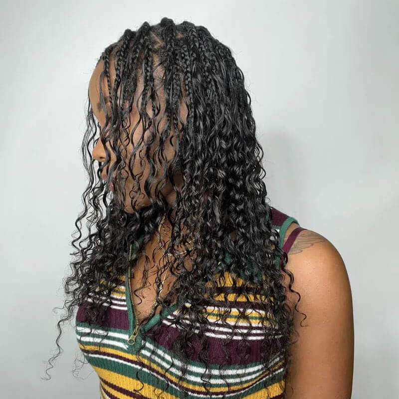 Water Wave Bulk Hair Extensions for Braiding
