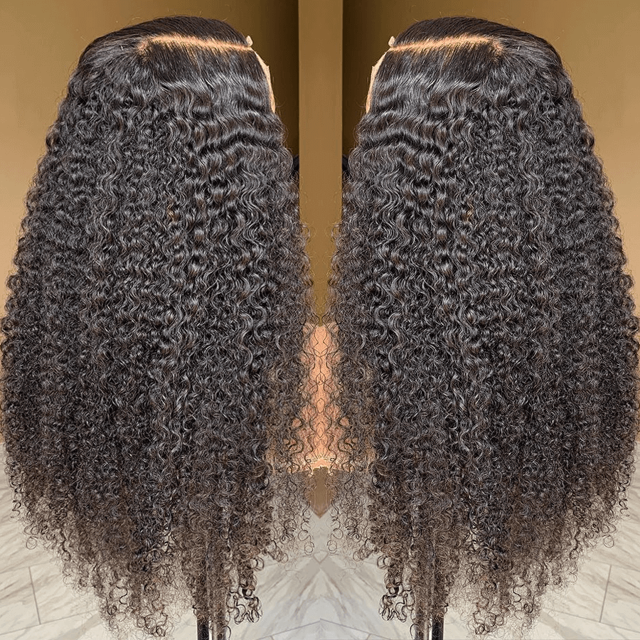5x5 HD Lace Closure Long Jerry Curly Hair Wig 36 Inch Long Hair Curls 5 By 5 Closure Wig