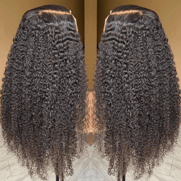 5x5 HD Lace Closure Long Jerry Curly Hair Wig 36 Inch Long Hair Curls 5 By 5 Closure Wig