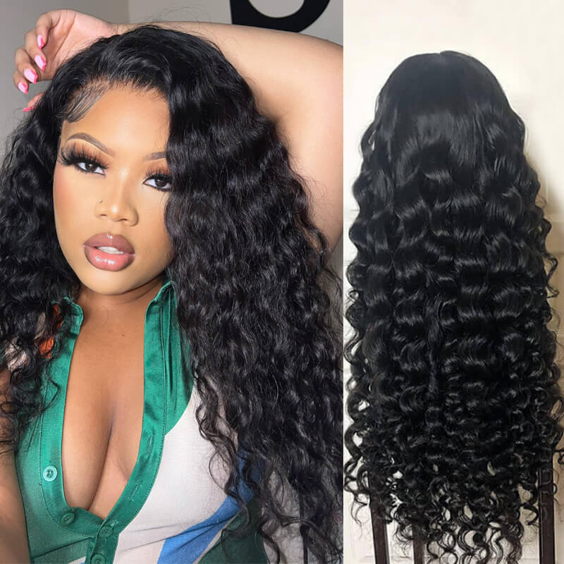 Pre Plucked Loose Deep Wave Wear & Go Pre-Cut Lace Glueless Wig Beginner Friendly