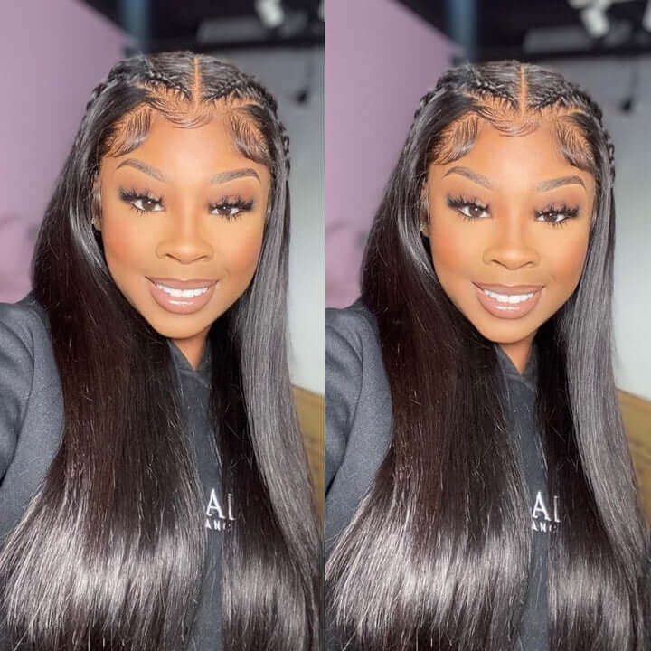 32Inch Highlight Honey Blonde Body Wave Lace Wig Perruques de cheveux humains colorés 