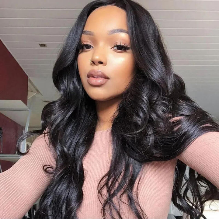 Pre Cut Body Wave Lace Closure Wig with Pre Plucked Hairline Wear&Go HD Lace Glueless Wigs