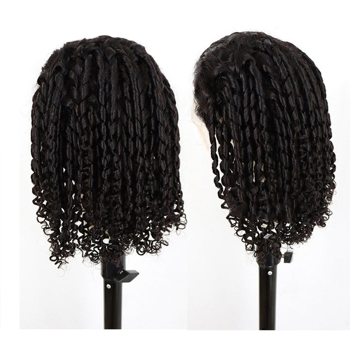 Spiral Curly Lace Front Human Hair Wig Natural Look With PrePlucked