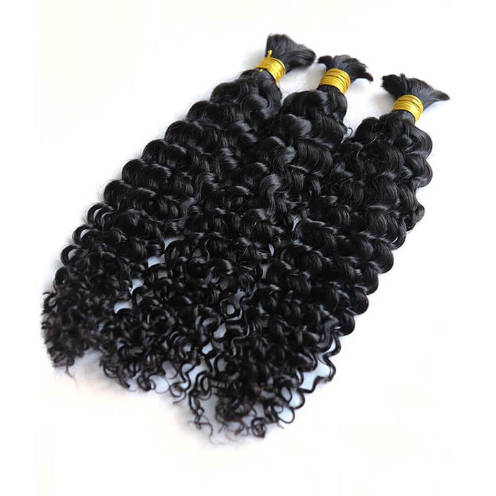 Spanish Curl Bulk Human Hair For Braiding Hair No Weft Micro Mini Braiding Bulk Hair
