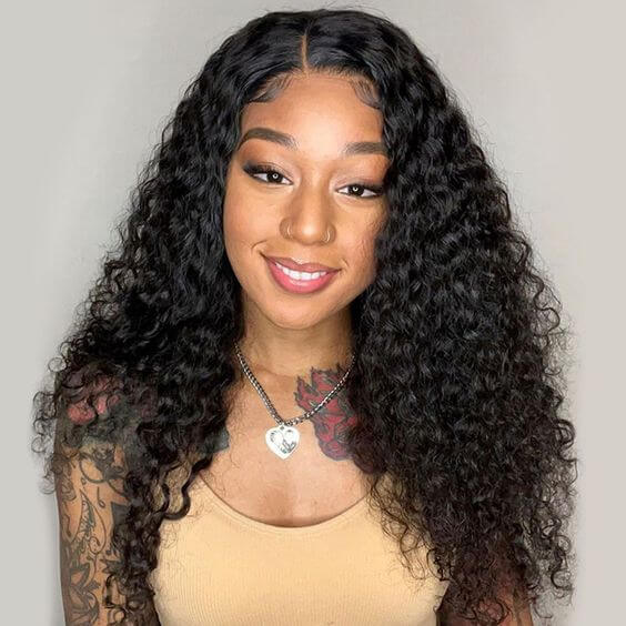 Put On & Go Pre Cut 5x5 Lace Deep Wave Glueless Ready to Wear Wig with Pre Plucked Hairline