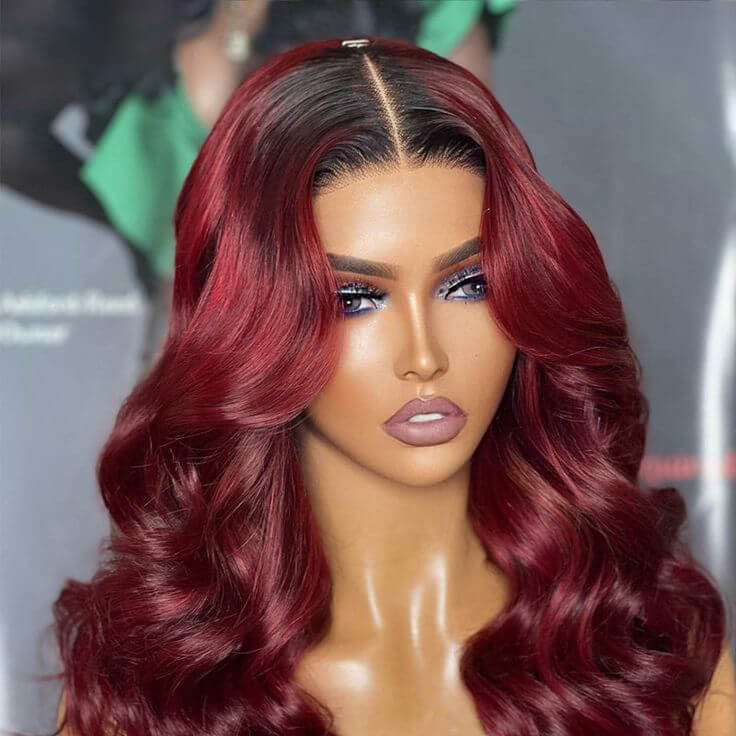 Wear Go Body / Straight Lace Wig with Pre Plucked Hairline Pre Cut 5x5 Lace Glueless Wigs