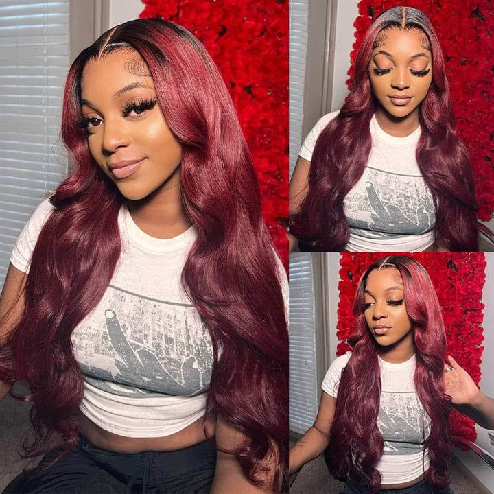 Wear Go Body / Straight Lace Wig with Pre Plucked Hairline Pre Cut 5x5 Lace Glueless Wigs