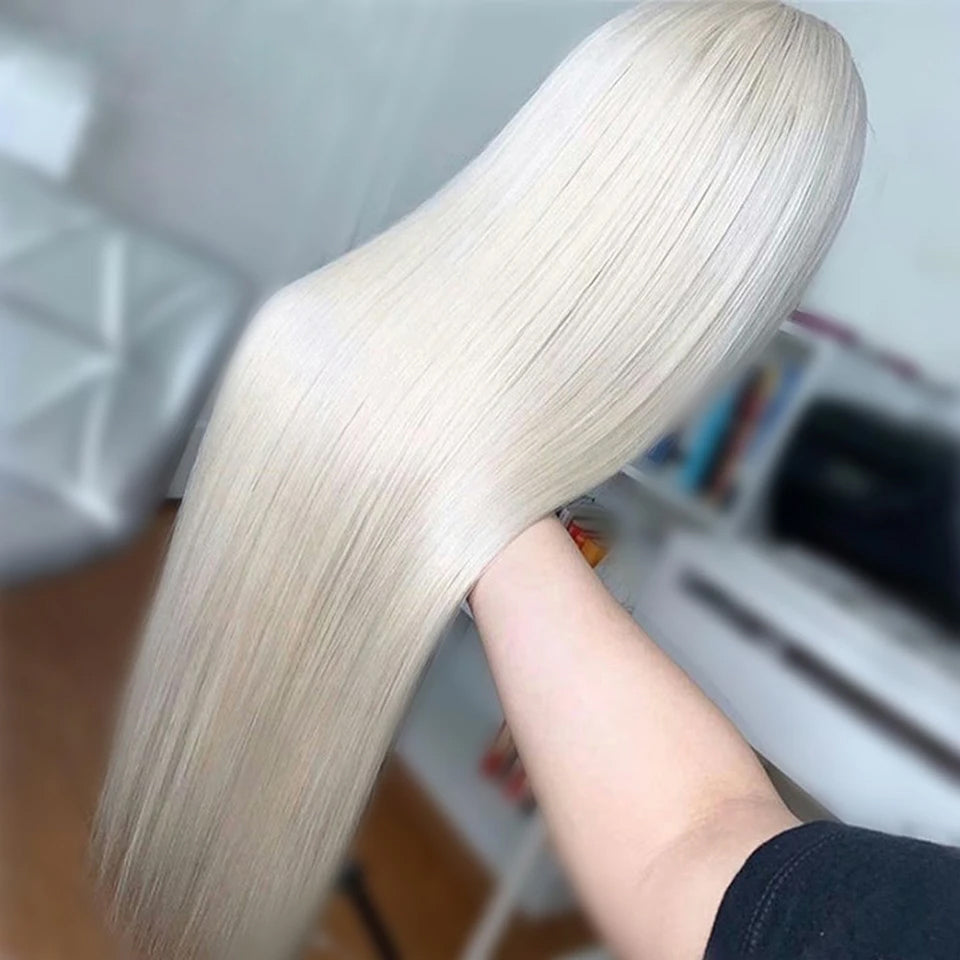 Light Blonde Color Human Hair Wigs 13x4/13x6 Transparent Lace Front Wig