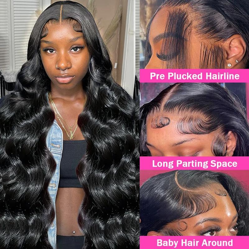 360 Invisi Strap Lace Frontal Human Hair Wigs Pre Plucked 30 Inch Brazilian Body Wave Lace Wig