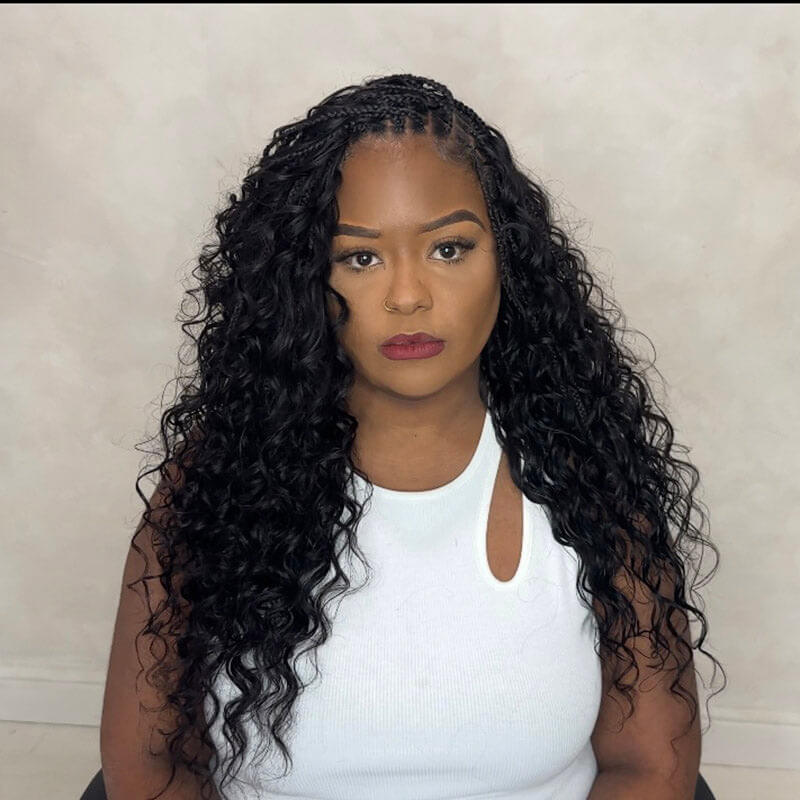 Boho Braids Loose Wave Bulk Human Hair For Braiding