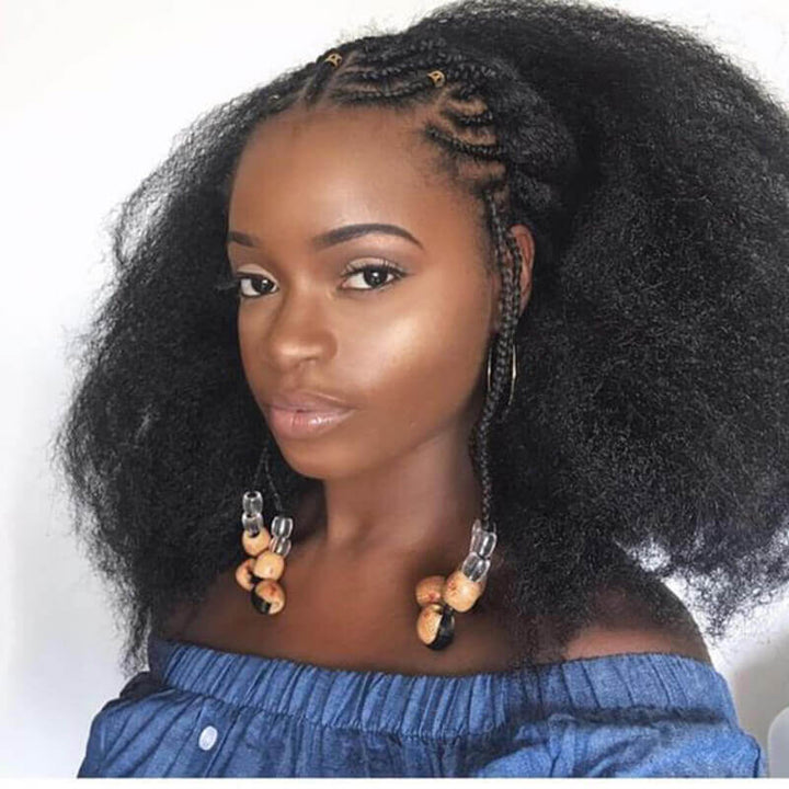 Bulk Human Hair For Braiding Afro Kinky Curly Boho Knotless styles