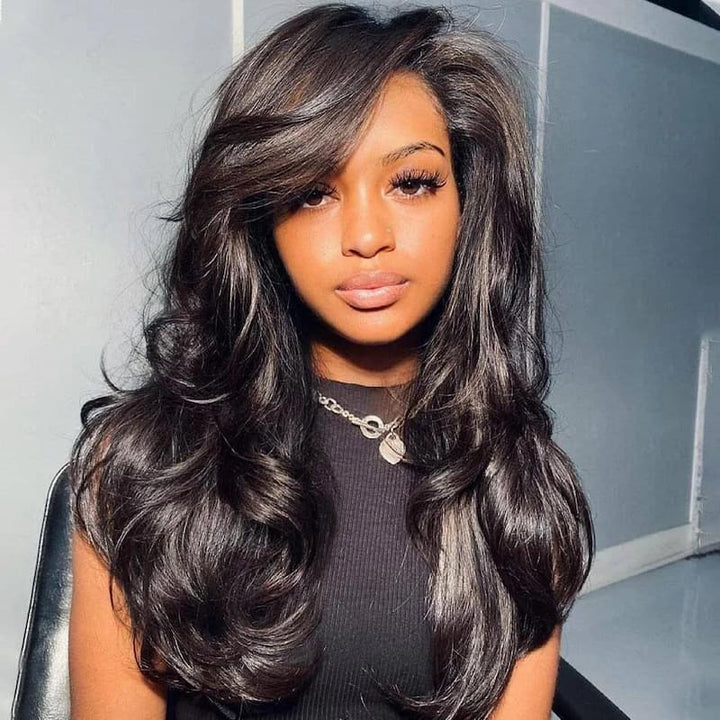 13x6 Body Wave Lace Front Human Hair Wigs 150% Density Brazilian Transparen Lace Frontal Wig For Women