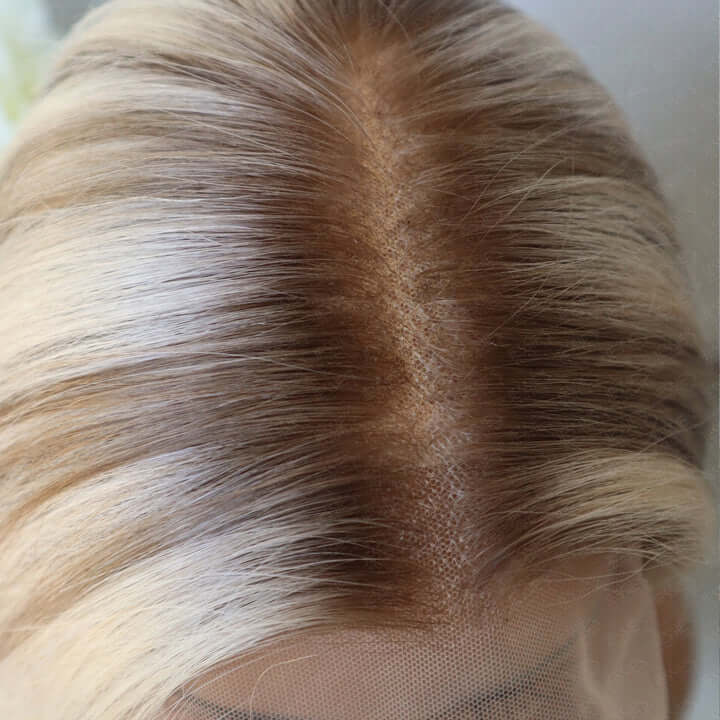 Highlight Brown Mix Blonde 613 Hair Body Wave 13x4 Lace Front Wig 4x4 Lace Closure Human Hair Wig