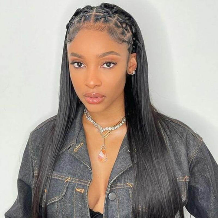 Silky Straight Bulk Hair Extensions for Braiding