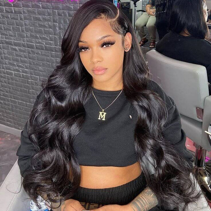 Super Double Drawn Body Wave 13x4/5x5 Lace Human Hair Wigs