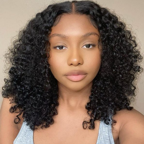 Short Pixie Bob Cut Human Hair Wigs Remy Jerry Curly Bob Wigs For Black Women Same Video Wigs