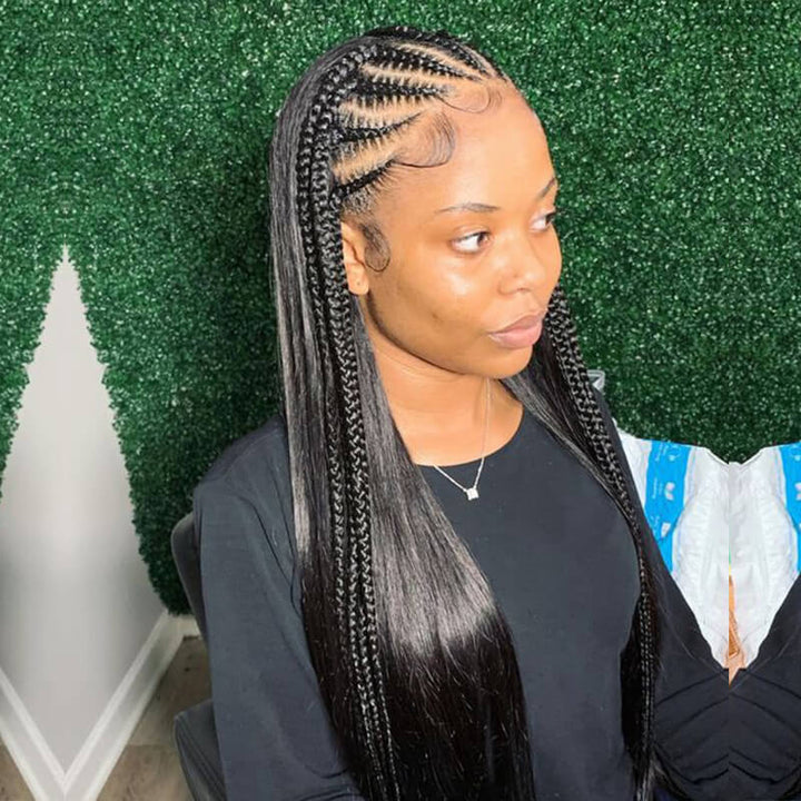 Silky Straight Bulk Hair Extensions for Braiding