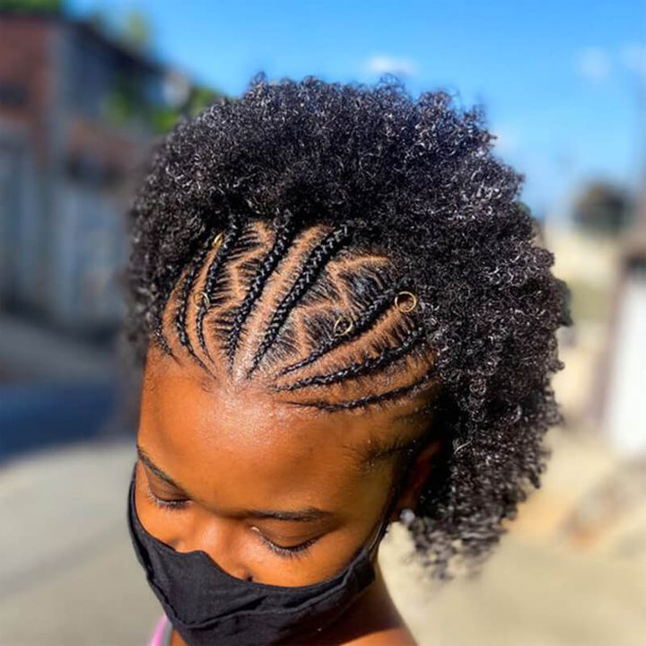 Bulk Human Hair For Braiding Afro Kinky Curly Boho Knotless styles