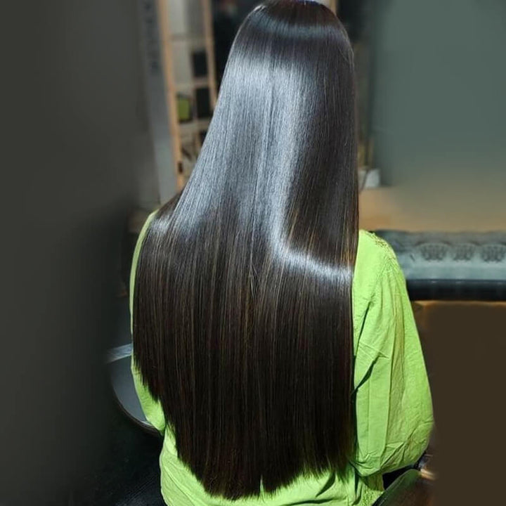 250% Density Silk Straight Super Double Drawn Hair Wig 13x4 Lace Frontal Human Hair Wigs