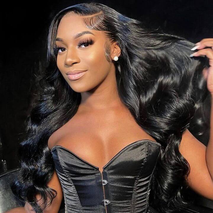 Super Double Drawn Body Wave 13x4/5x5 Lace Human Hair Wigs
