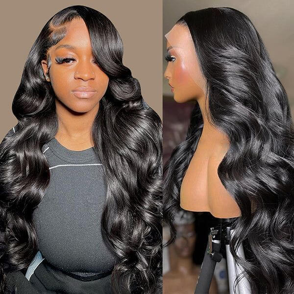 Super Double Drawn Body Wave 13x4/5x5 Lace Human Hair Wigs