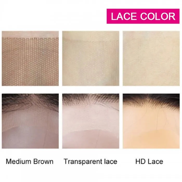 HD Deep Wave 5x5 13x4 13x6 Lace Closure Pre Plucked with Baby Hair Free Part Human Hair