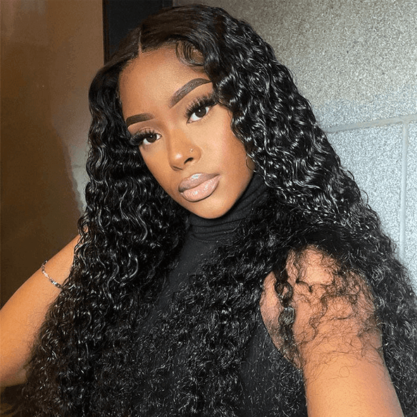 Wear Go Wig Pre Cut 6x4 Deep Wave Glueless Wig Pre Plucked Human Hair Wig