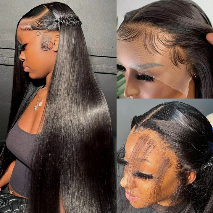 Bling Hair 13x4/13x6 Lace Frontal Wig Straight Human Hair 180% Density
